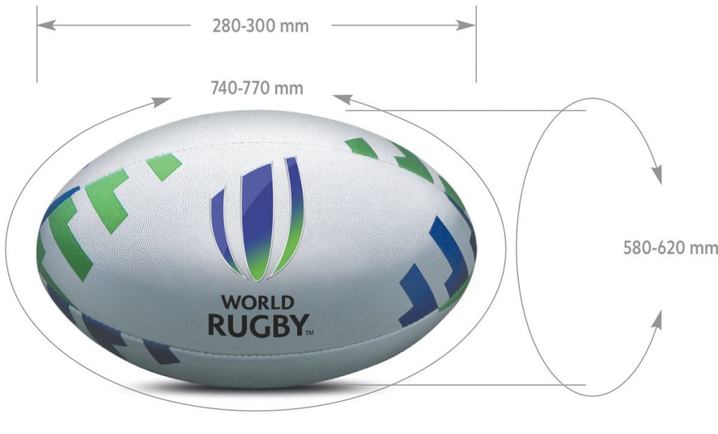 rugby ball size 5 dimensions
